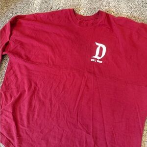 Disney red spirit jersey